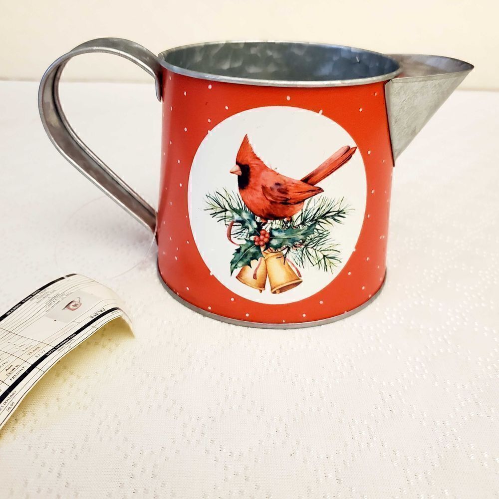 Ashland Cardinal Christmas Bird Iron Jug